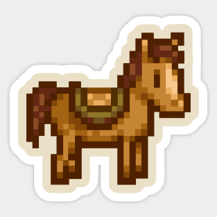 Pixel Horse Sticker